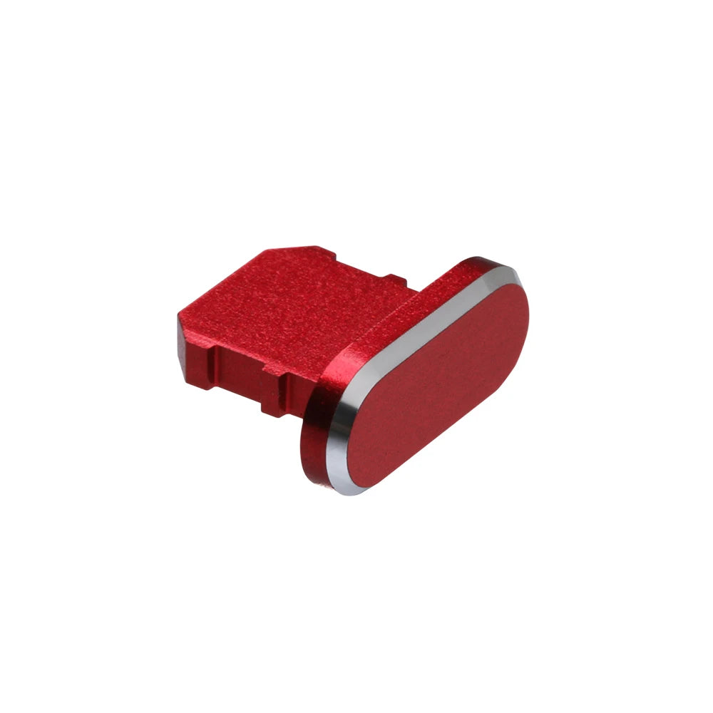 Practical Dustproof Cover Aluminium Alloy Metal anti Dust Charger Dock Plug Stopper Cap for Iphone X XR 14 13 12 11 Pro Max Plus