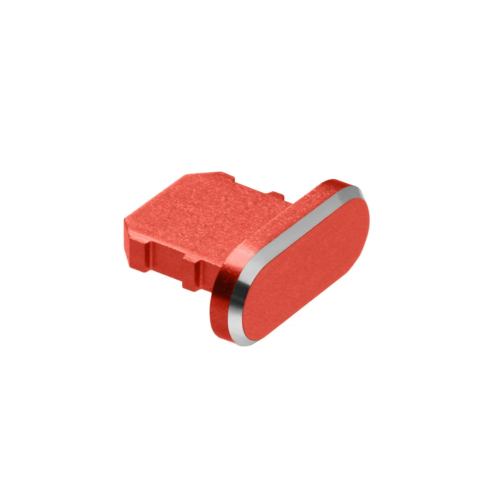 Practical Dustproof Cover Aluminium Alloy Metal anti Dust Charger Dock Plug Stopper Cap for Iphone X XR 14 13 12 11 Pro Max Plus