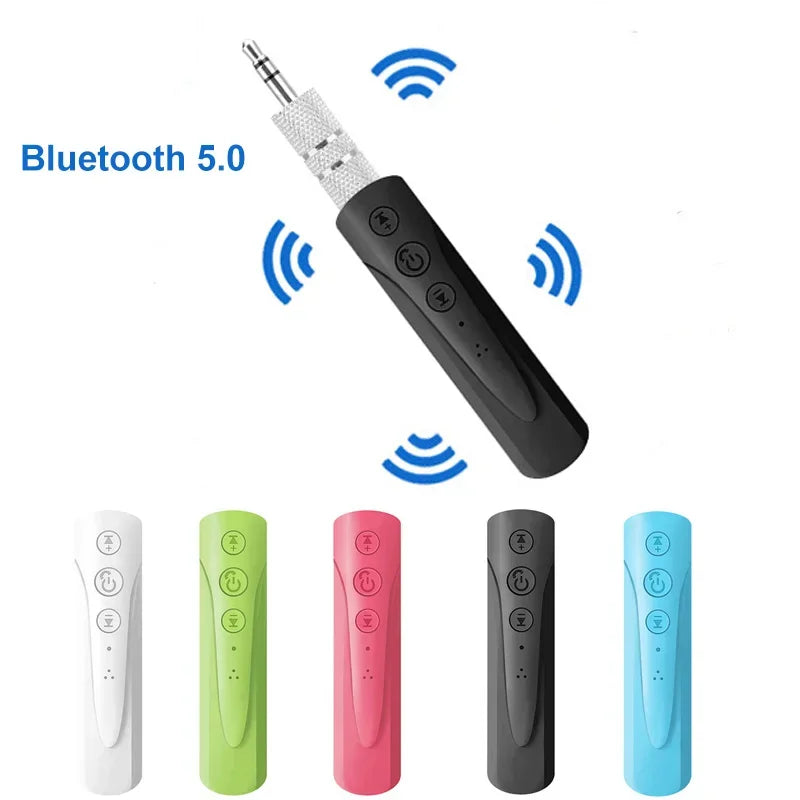 Bluetooth 5.0 Aux Audio Receiver Adapter - Wireless Music Streaming for Headphones and Car Kits