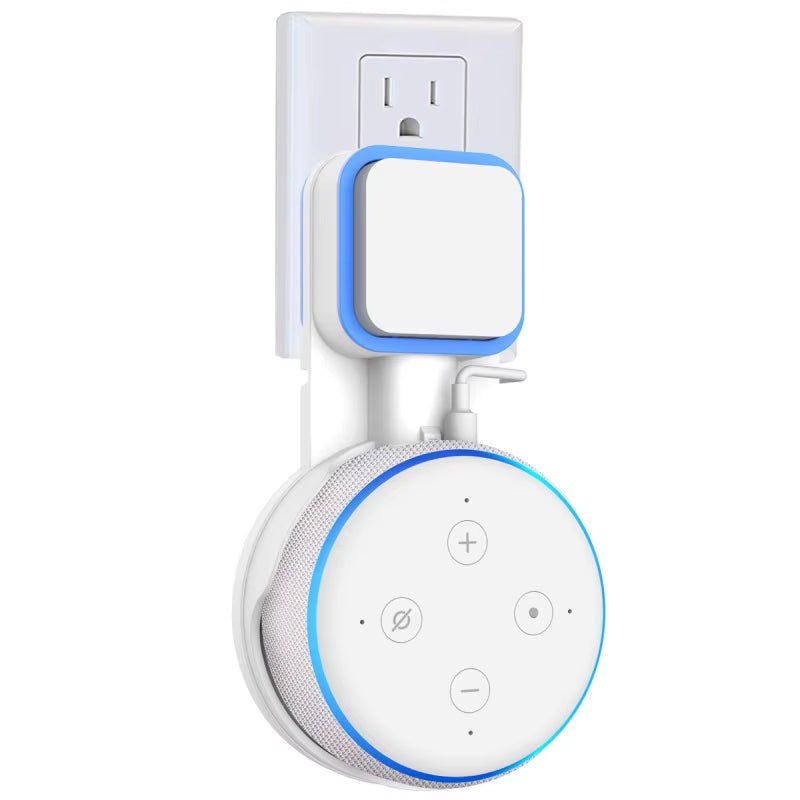 Sleek Wall Mount for Amazon Echo Dot 3rd Gen - Screwless Cable Management for a Tidy Setup