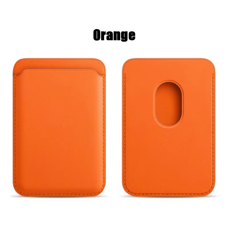 Premium Leather Wallet Case for iPhone 15 Pro Max - MagSafe Compatible with iPhone 14, 13, 12 - Stylish Card Holder with Strong Magnets