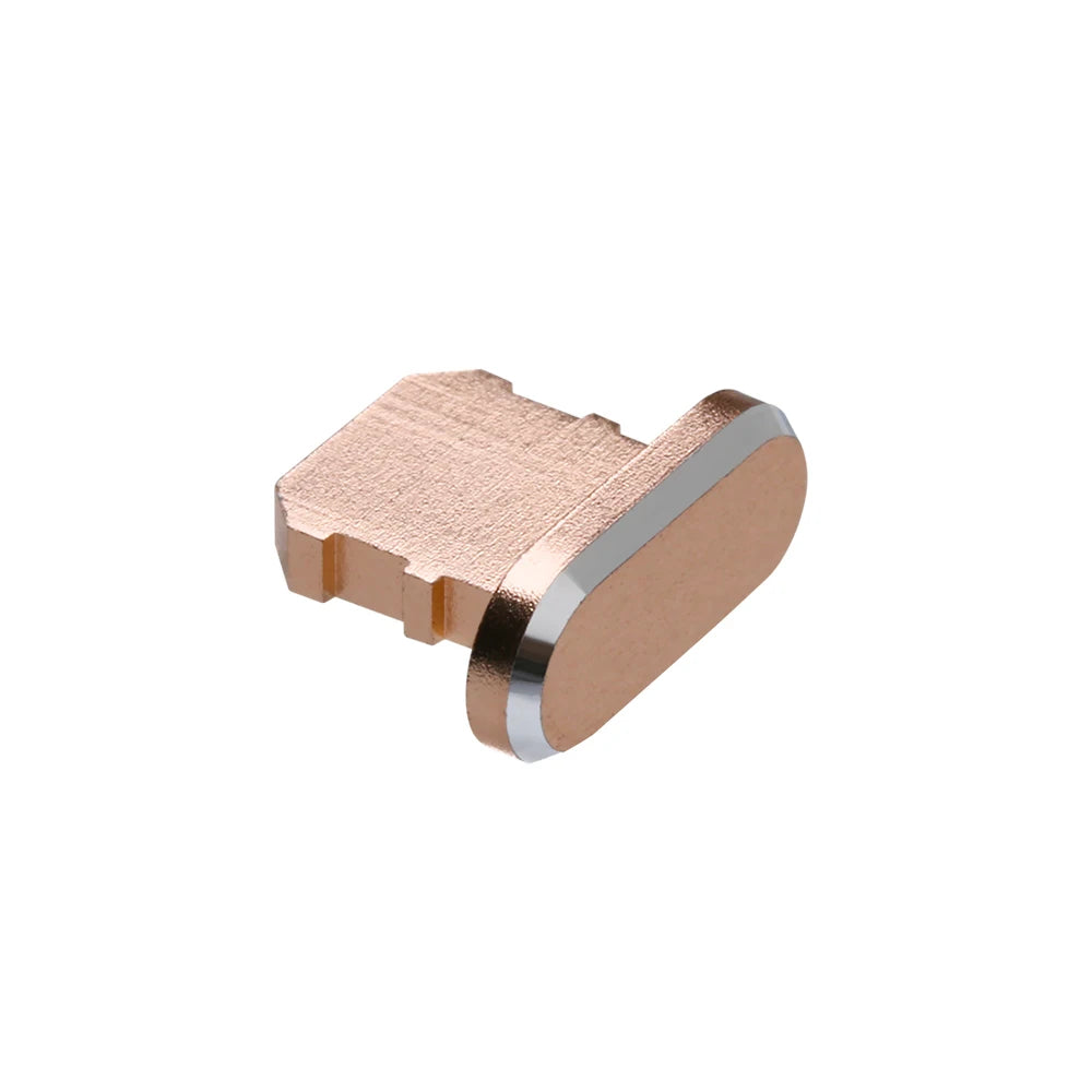 Practical Dustproof Cover Aluminium Alloy Metal anti Dust Charger Dock Plug Stopper Cap for Iphone X XR 14 13 12 11 Pro Max Plus