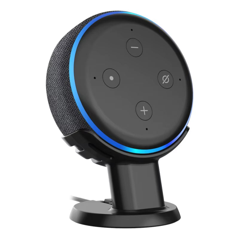 Sleek Wall Mount for Amazon Echo Dot 3rd Gen - Screwless Cable Management for a Tidy Setup