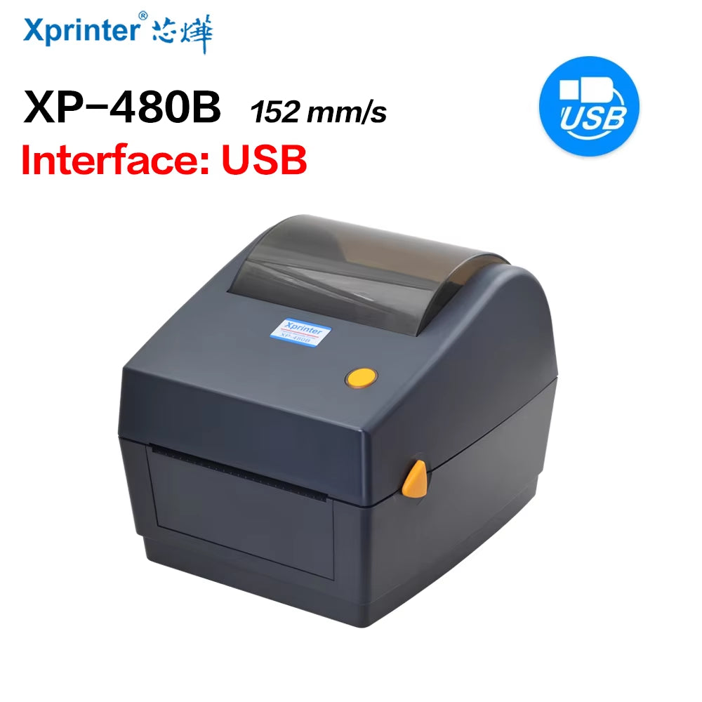 XP-460B/420B 4-Inch Thermal Barcode Label Printer - Perfect for 4x6 Shipping Labels!