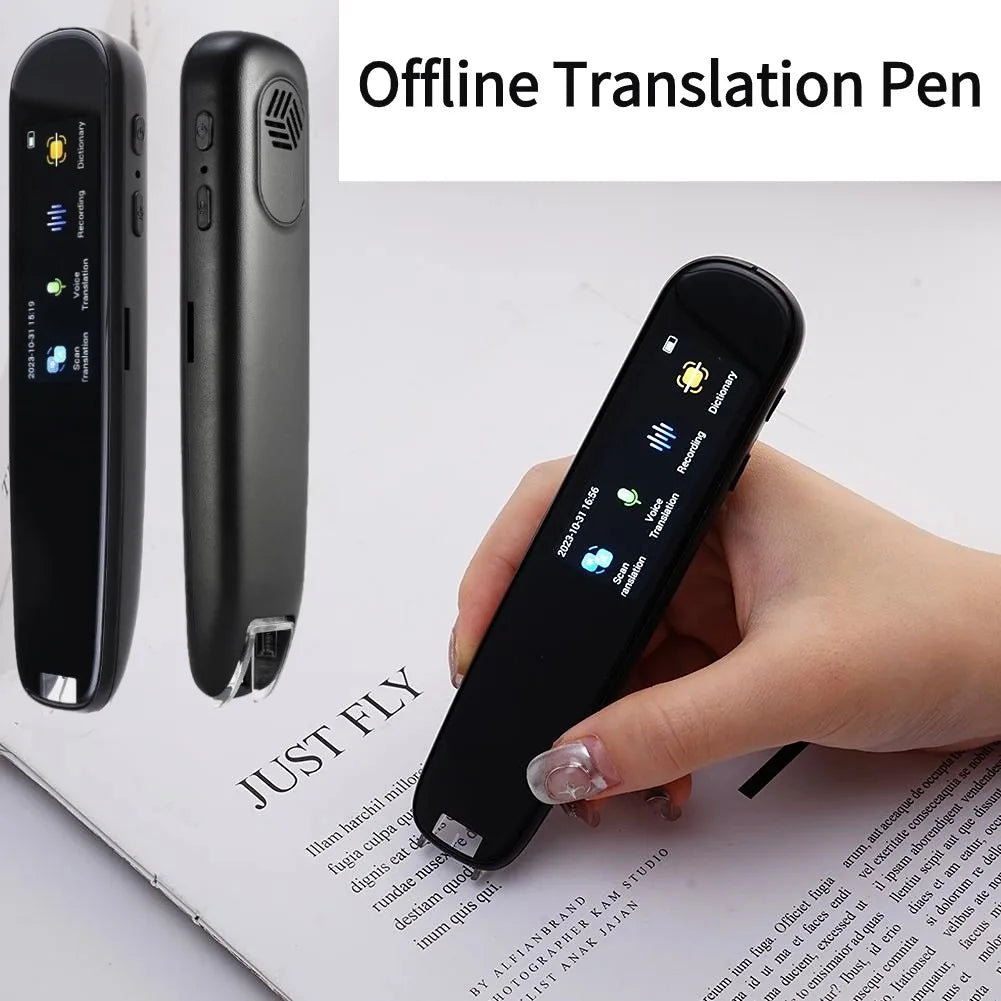 Mini Handheld Portable Scanner - A4 Document & Book Scanner with 300/600/900 DPI, JPG/PDF Formats & Language Translation