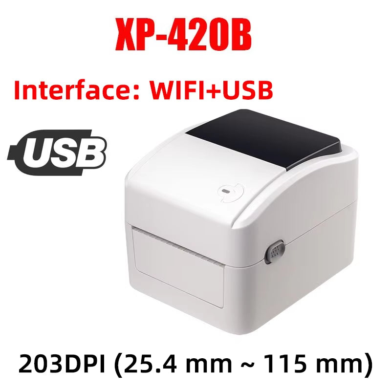 XP-460B/420B 4-Inch Thermal Barcode Label Printer - Perfect for 4x6 Shipping Labels!