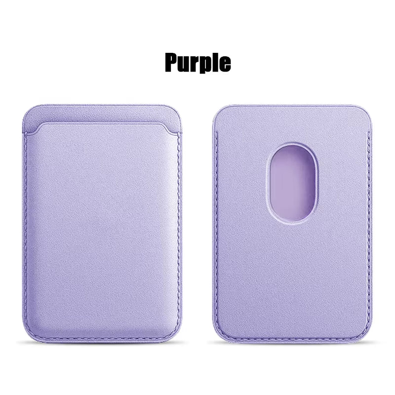 Premium Leather Wallet Case for iPhone 15 Pro Max - MagSafe Compatible with iPhone 14, 13, 12 - Stylish Card Holder with Strong Magnets