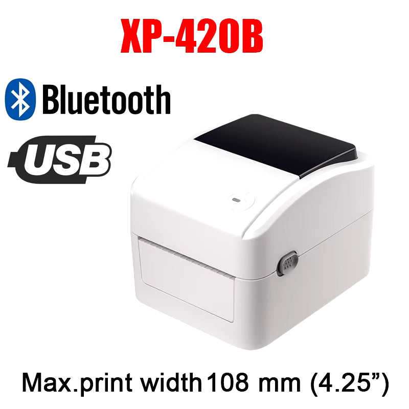 XP-460B/420B 4-Inch Thermal Barcode Label Printer - Perfect for 4x6 Shipping Labels!
