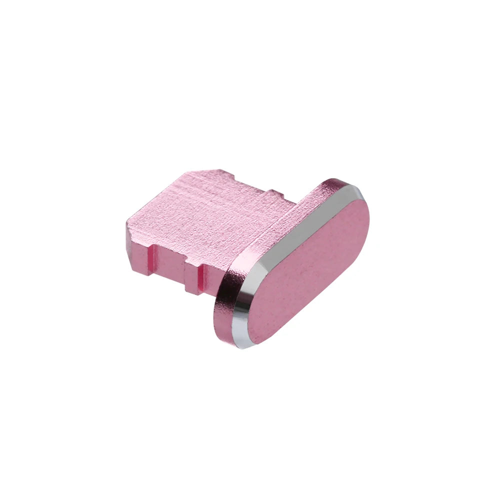 Practical Dustproof Cover Aluminium Alloy Metal anti Dust Charger Dock Plug Stopper Cap for Iphone X XR 14 13 12 11 Pro Max Plus