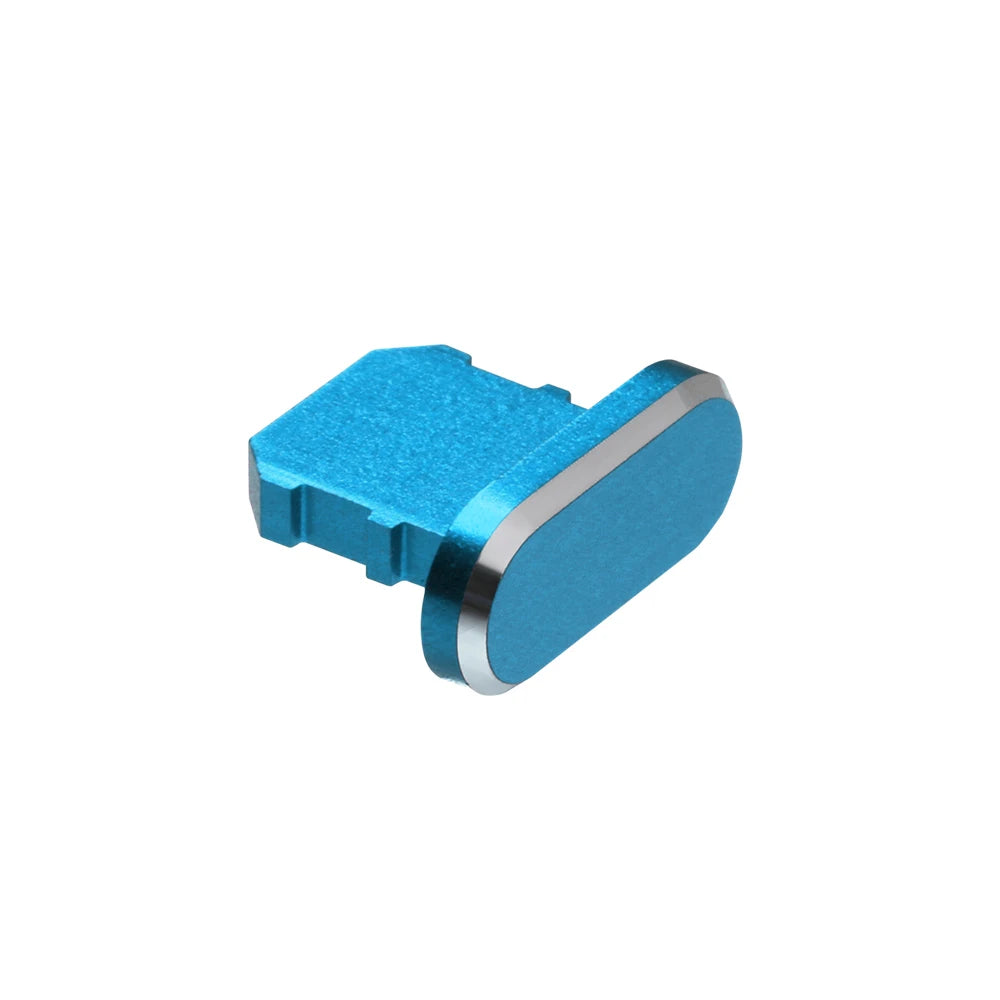 Practical Dustproof Cover Aluminium Alloy Metal anti Dust Charger Dock Plug Stopper Cap for Iphone X XR 14 13 12 11 Pro Max Plus